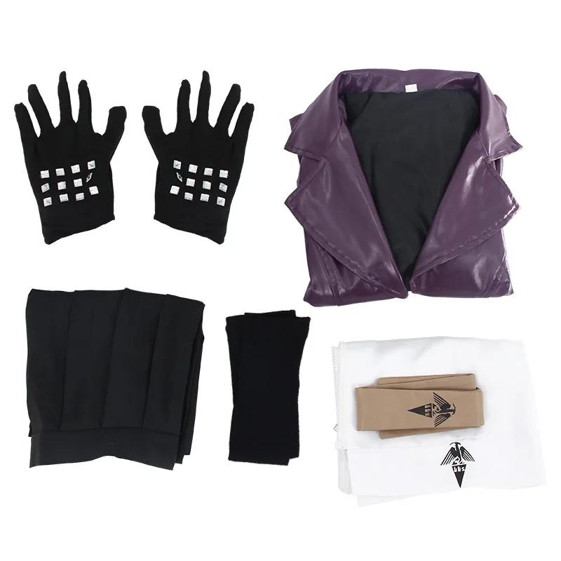 6 ks Anime Danganronpa kirigiri kyoko Cosplay Kostým Uniforma Anime Halloweenské Kostýmy pro Ženy Muže Oblečení Doplněk Rekvizita