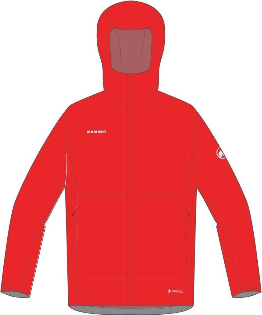 Mammut Treeline Light Hardshell Hooded Jacket Men (1010-31510) mammut red