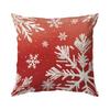 45X45Cm Christmas Snowflakes Pillowcase Bedroom Cushion Cover 100% Polyester Living Room Cushion Pillowcase Home Decor