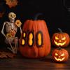 Halloween Hollow Colorful Pumpkin  Courtyard Old Retro Foam Luminous Pumpkin Decoration Props