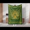 Irish St Patrick'S Patterned Blanket Shamrock Digital Printed Flannel Blanket Air Conditioning Blanket