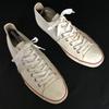 Mihara Yasuhiro Leather Canvas Sneakers Size 27.5 White Shoes Trainers(USED)