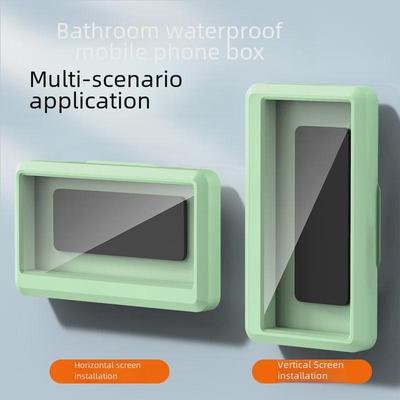 Waterproof Rotatable Touch Screen Phone Storage Rack for Bathroom and Kitchen