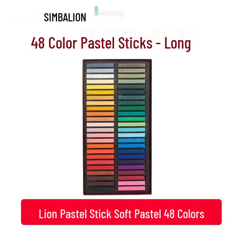 Lion Soft Pastels: Chalk Color Sticks for Drawing, Makeup, and Sketching - Blackboard Crayons.