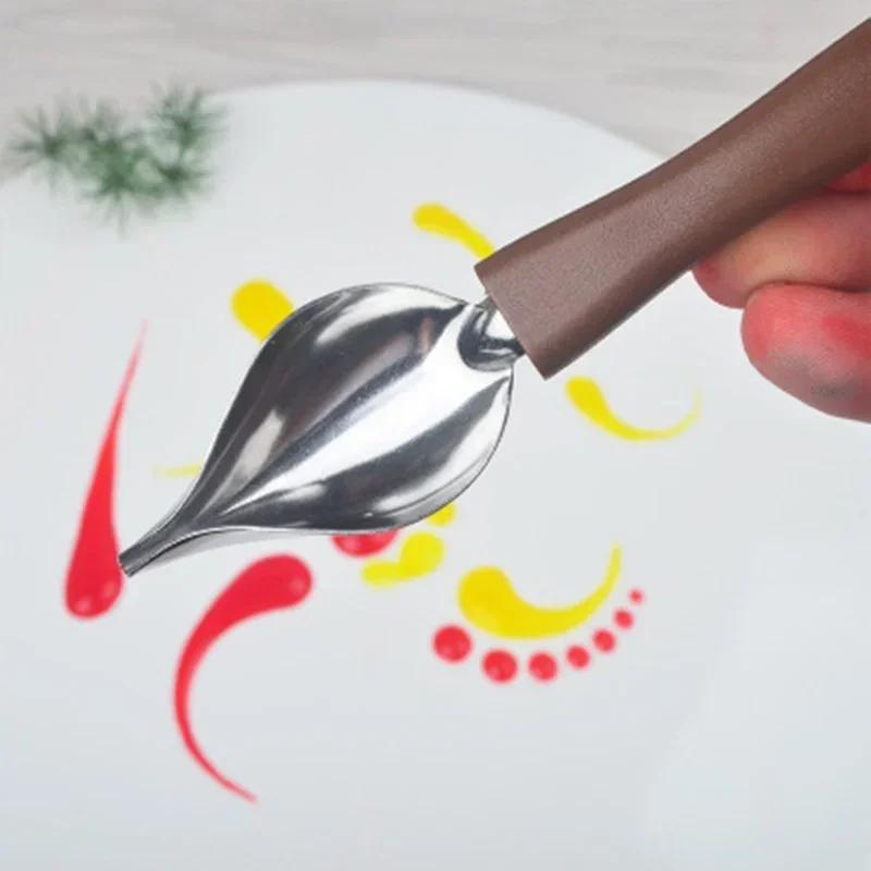 Creative Spoon Set for Food Decoration Ideal for Sushi Sauce Dressing Desserts Molecular Gastronomy Cake Decorating