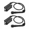 2Pcs Motorcycle Performance Parts Ignition Coil Ignite System Unit For Kawasaki EX500 Ninja 500 500R 1987-2009