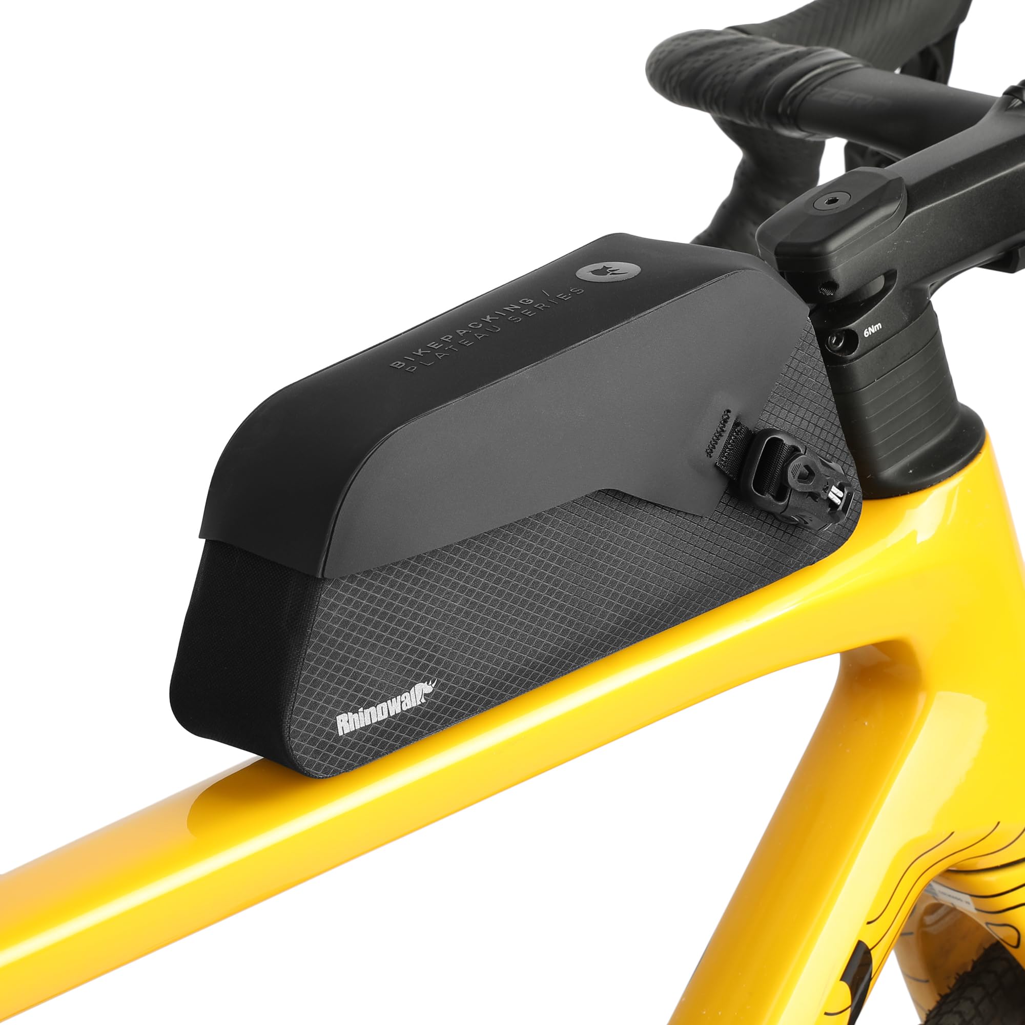 Rhinowalk Bike Top Tube Bag 1L Bike Frame Bag with Magnetic Flap, Fully Waterproof, Stable, Bicycle Frame Bag, Bicycle Bag, Professional Cycling Acces