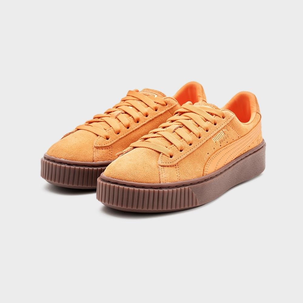 

Замшевая платформа Puma Mardi Mercredi Bright Melo 220