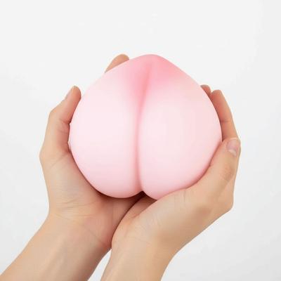 TPE Material Anti Stress Ball Peach Shaped Slow Rebound Toy Relax Decompression Toy Finger Massage