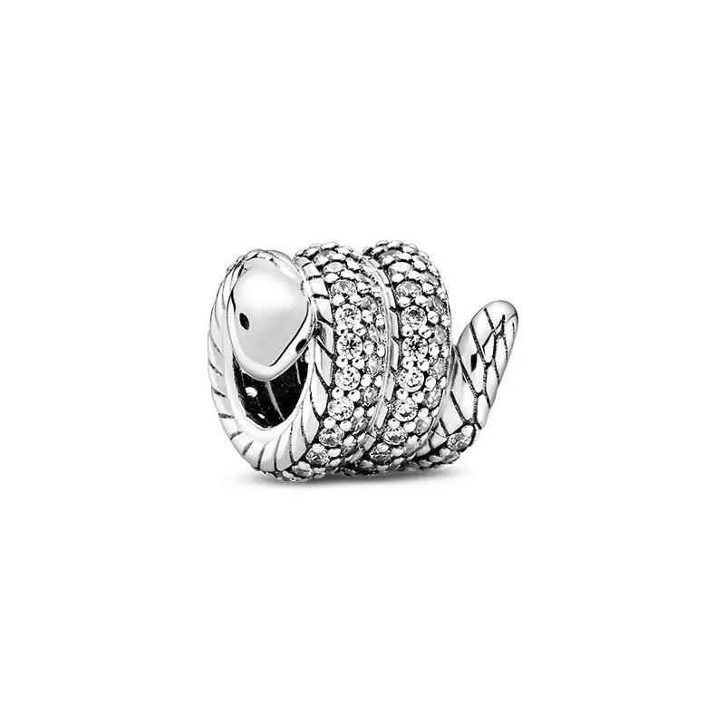 Animal Series Charms Fox Owl Sea Turtle Rabbit Raccoon Highland Cow Beads Fit Bracelets Beads DIY Jewelry Gift