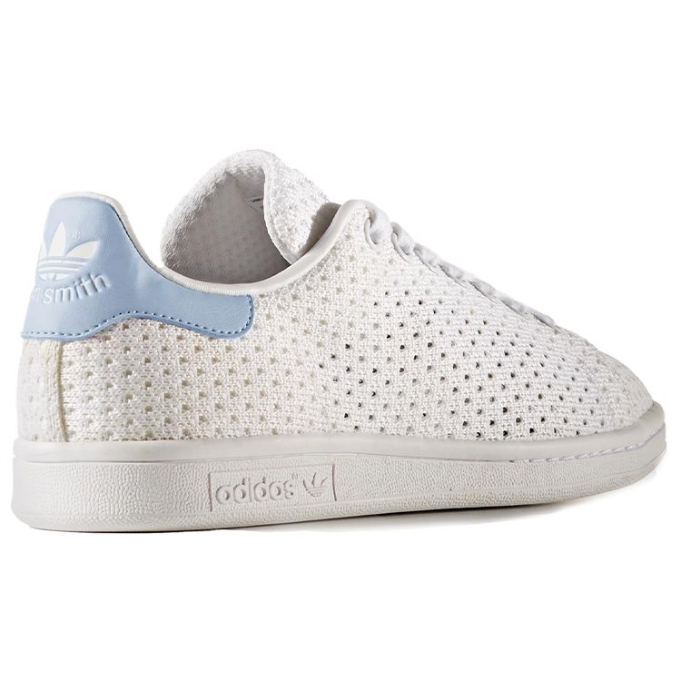 Adidas Originals Stan Smith Non-Slip Low-Top Sneakers Women Sneakers White Blue S82257