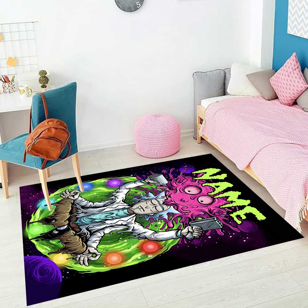 Warnermedia (11) Customize your name rug, office chair cushion, home bedroom living room gift.