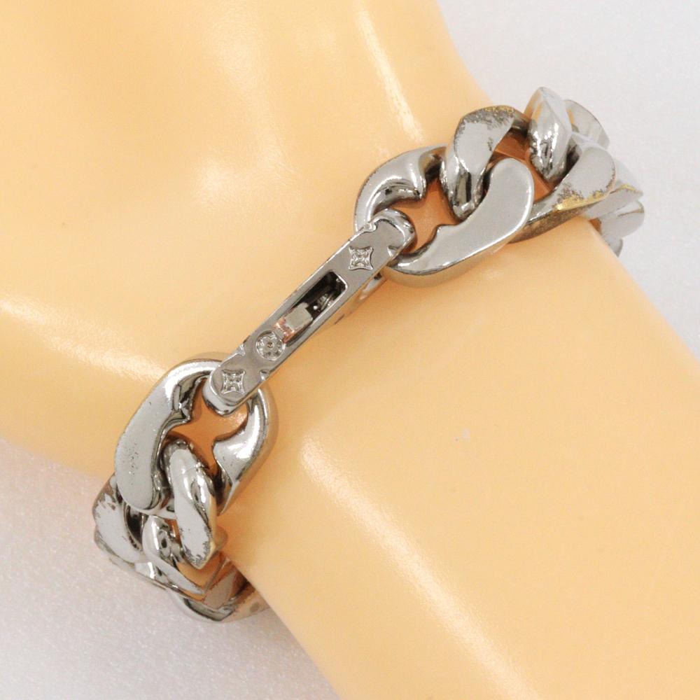 LOUIS VUITTON Bracelet LVChain Links Bracelet M69989 Silver Silver metallic 78.7g unisex Used