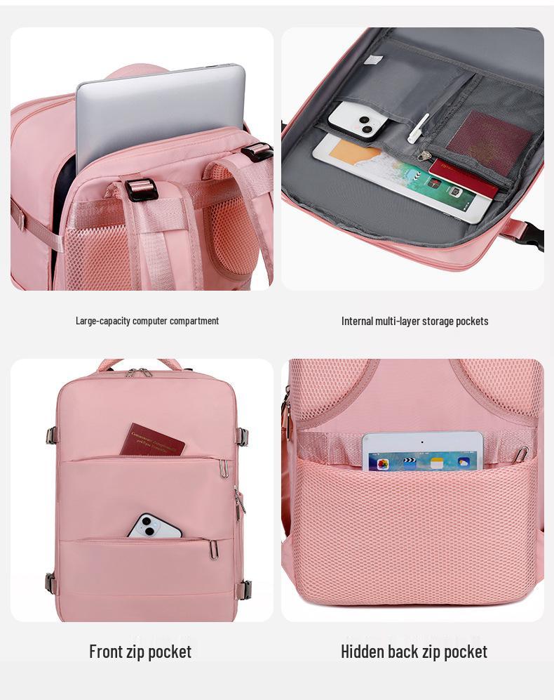 Women's Large Capacity Multifunctional Travel Backpack for Short Trips