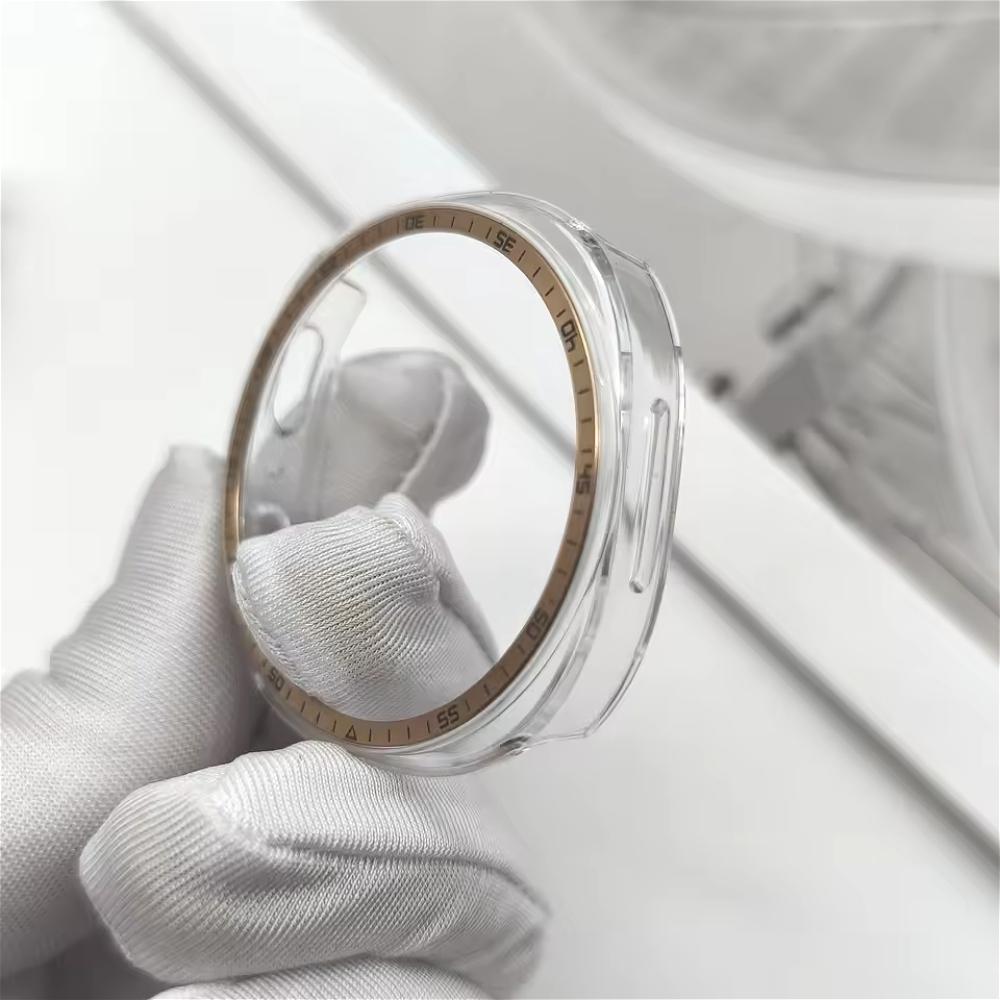 Lünettenring+Abdeckung für Samsung Galaxy Watch 8 Hülle 44mm 40m Schutz Hart PC Bumper Skala Schale Galaxy Watch 8 Schutzhüllen