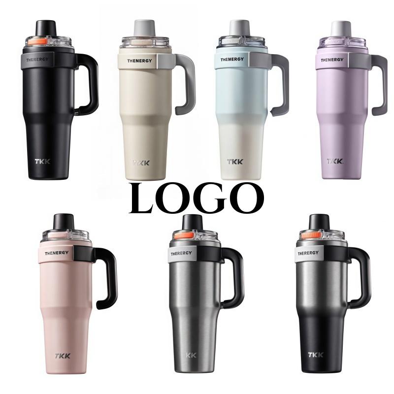 1200ml Vacuum Cup with Ceramic Inner Container 316 Stainless Steel Vacuum Insulated Cup Large-capacity Vacuum Cup Expensive Cup