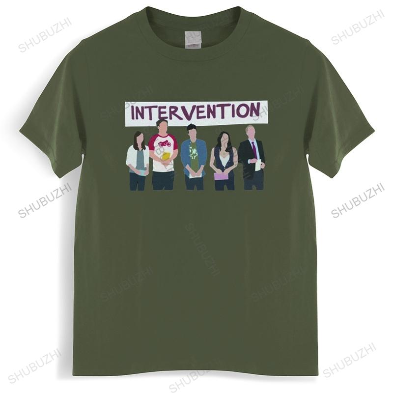 Intervention How I Met Your Mother T-Shirt HIMYM T-Shirt für Männer Reine Baumwolle T-Shirts Kurzarm Kleidung Neuankömmling