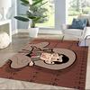 Sig. Fagiolo (Versione animata) I tappeti quadrati sono un'ottima scelta per soggiorni, camere da letto, decorazioni per la casa e come regali.