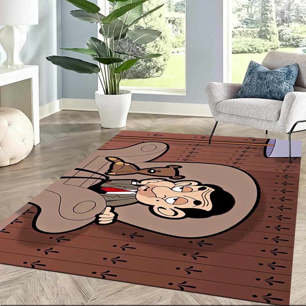Sig. Fagiolo (Versione animata) I tappeti quadrati sono un'ottima scelta per soggiorni, camere da letto, decorazioni per la casa e come regali.