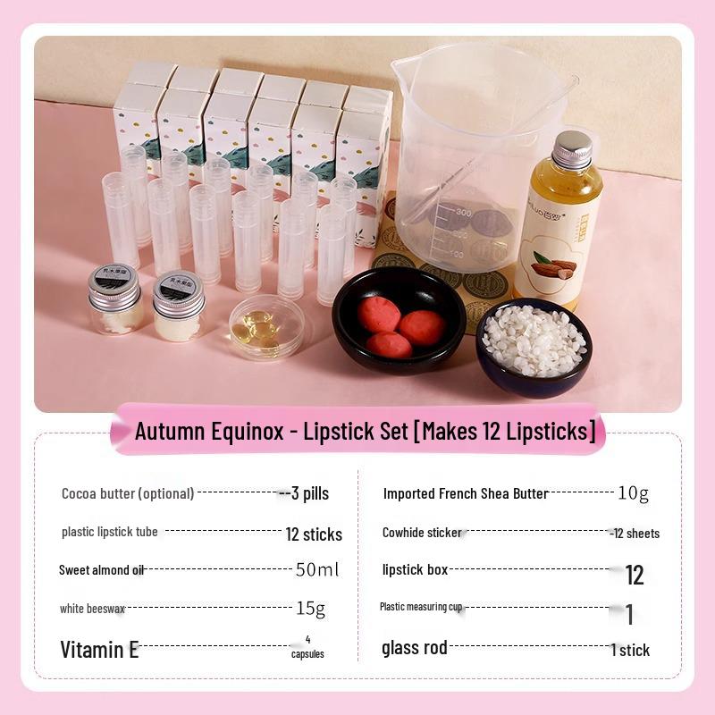 Suya DIY Korean-Style Cute Candy Color Lipstick & Lip Balm Empty Tube Packaging