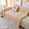 Shu Cotton Velvet Winter Jacquard Sofa Cushion Simple Modern Sofa Cover All-Inclusive Universal Cover Cloth
