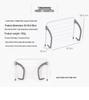 Multi-Functional Foldable Drying Rack for Clothes, Shoes, Balcony, Window Sill, Outdoor, and Radiator