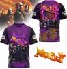 T-shirt 3D Judas Priest Tour 2026 Taglia Completa