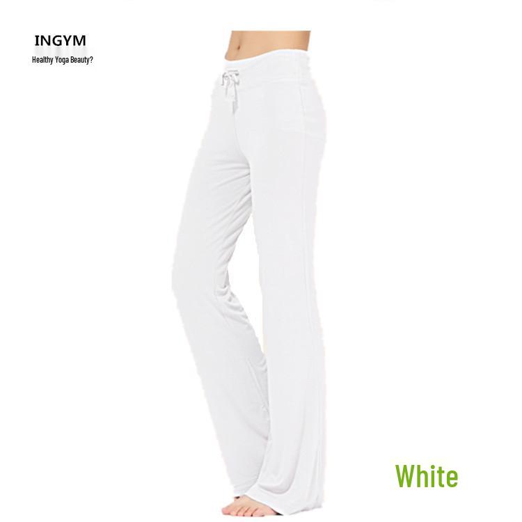 Women's Modal Micro-Flare Fitness & Dance Pants - Loose Yoga & Casual Long Pants