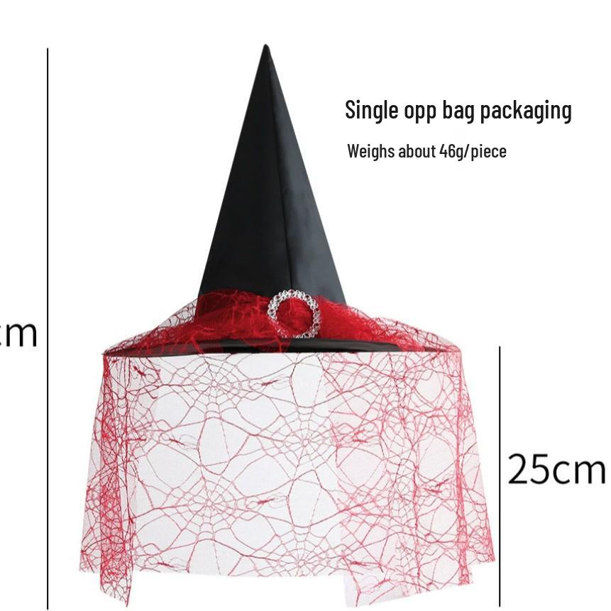 Witch Hat Halloween Costume Headwear for Adults & Kids