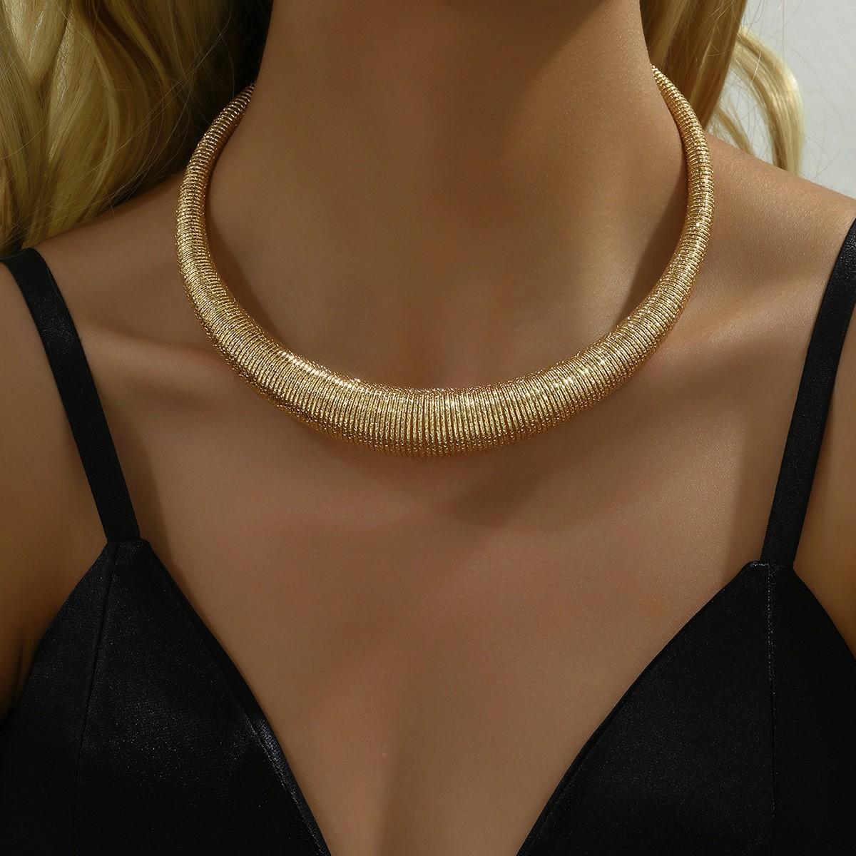 

Fashion necklace personality necklace золотий