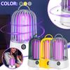 Rechargeable Mosquito And Fly Exterminators Outdoor Indoor Lights With Hanging Rings Electric Light Exterminators Portable Cable