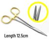 Stainless Steel Veterinary Suture Needle Holder Forceps, Fine & Coarse Teeth, 12.5-18CM