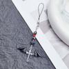 Halloween Gothic Punk Bat Phone Charm for Women Men Cross Pendant Mobile Phone Chain Y2K Bowknot Heart Lanyard Keychain