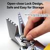 Heavy Duty Sheet Metal Hand Seamer Bender Crimping Tool For Electrical Work And Sheet Metal Bending In Tight Space