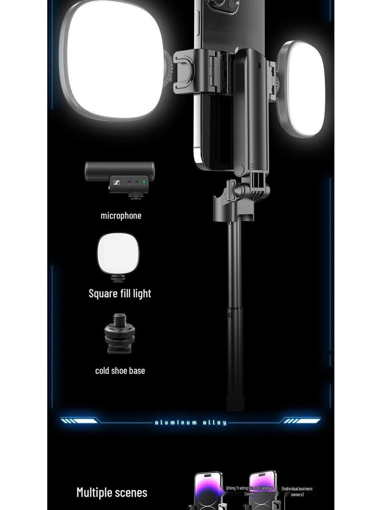 Ultra-Mini Handheld Mobile Stabilizer & Selfie Stick Tripod for Photos and Live Streaming
