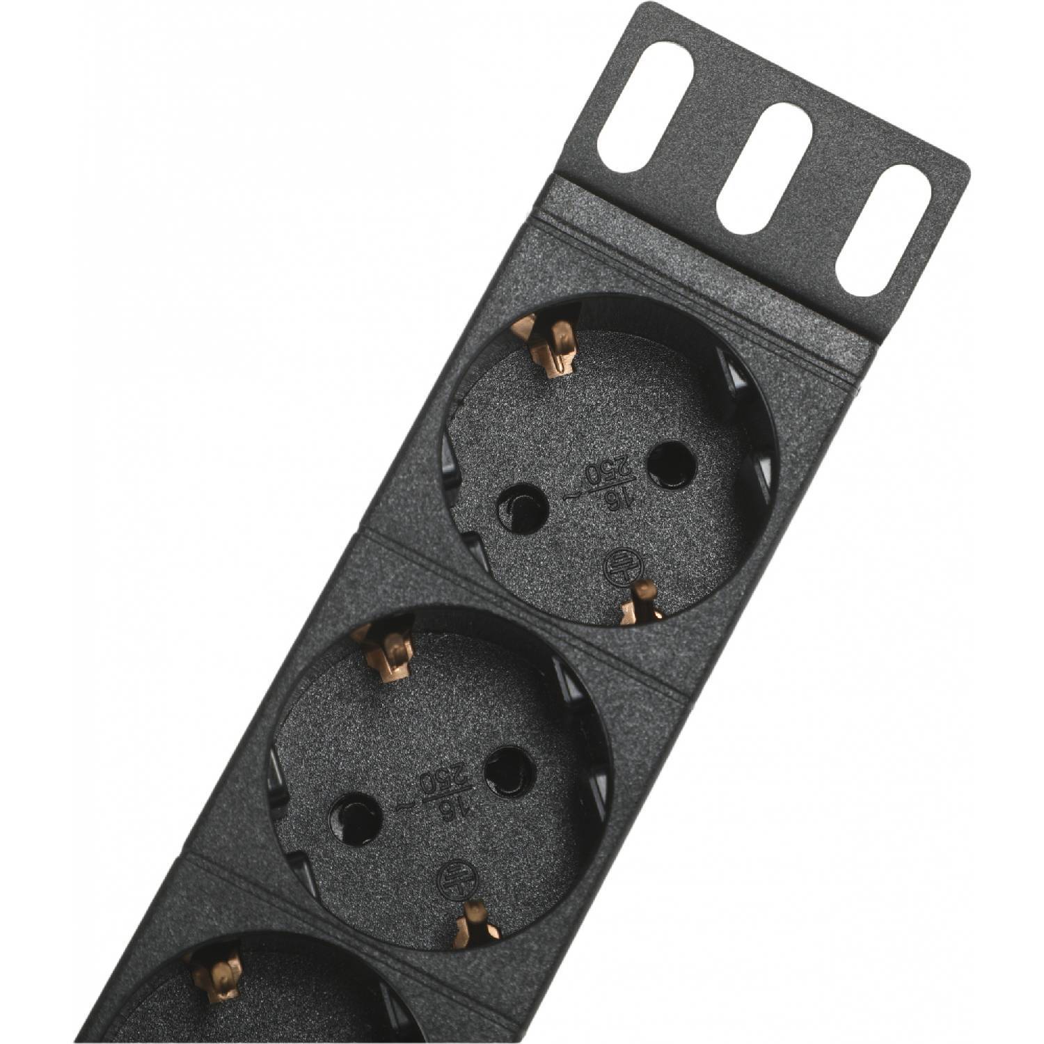 

Блок распределения питания Itk Алюминиевый профиль Ph22-9d2 Mountain Location 9xschuko Basic 16a C14 2m