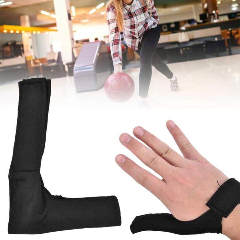 2Pcs Adjustable Bowling Thumb Sleeves Antislip Durability Enhances Control For Sports Practice