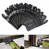 New Stronger 50PCS 34mm Carbon Steel Coarse Cutter Saw Blades Bi-metal Straight Wood Mix Oscillating Multitool Power Tool Kit
