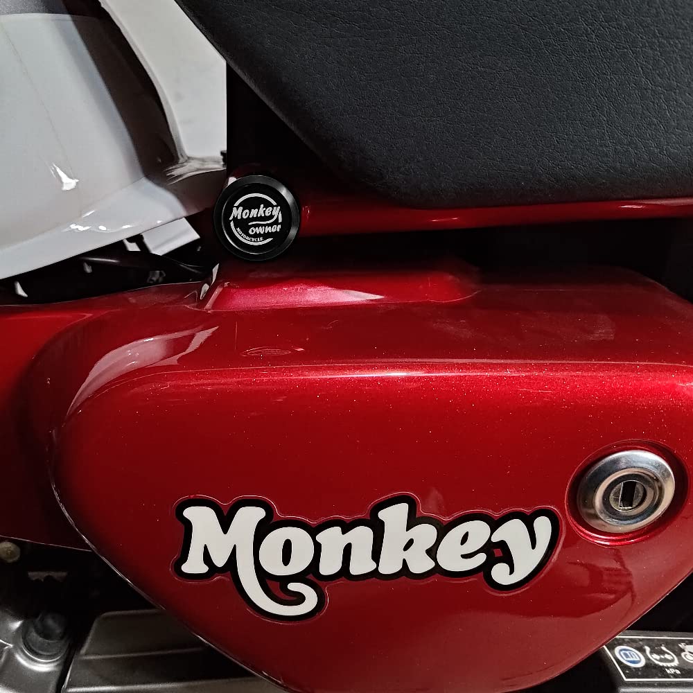 Aluminum Frame Cap Filler For Honda Monkey 125 Monkey 125 Z125 (2018-2024) (JB02 / JB03) All Models (Black)