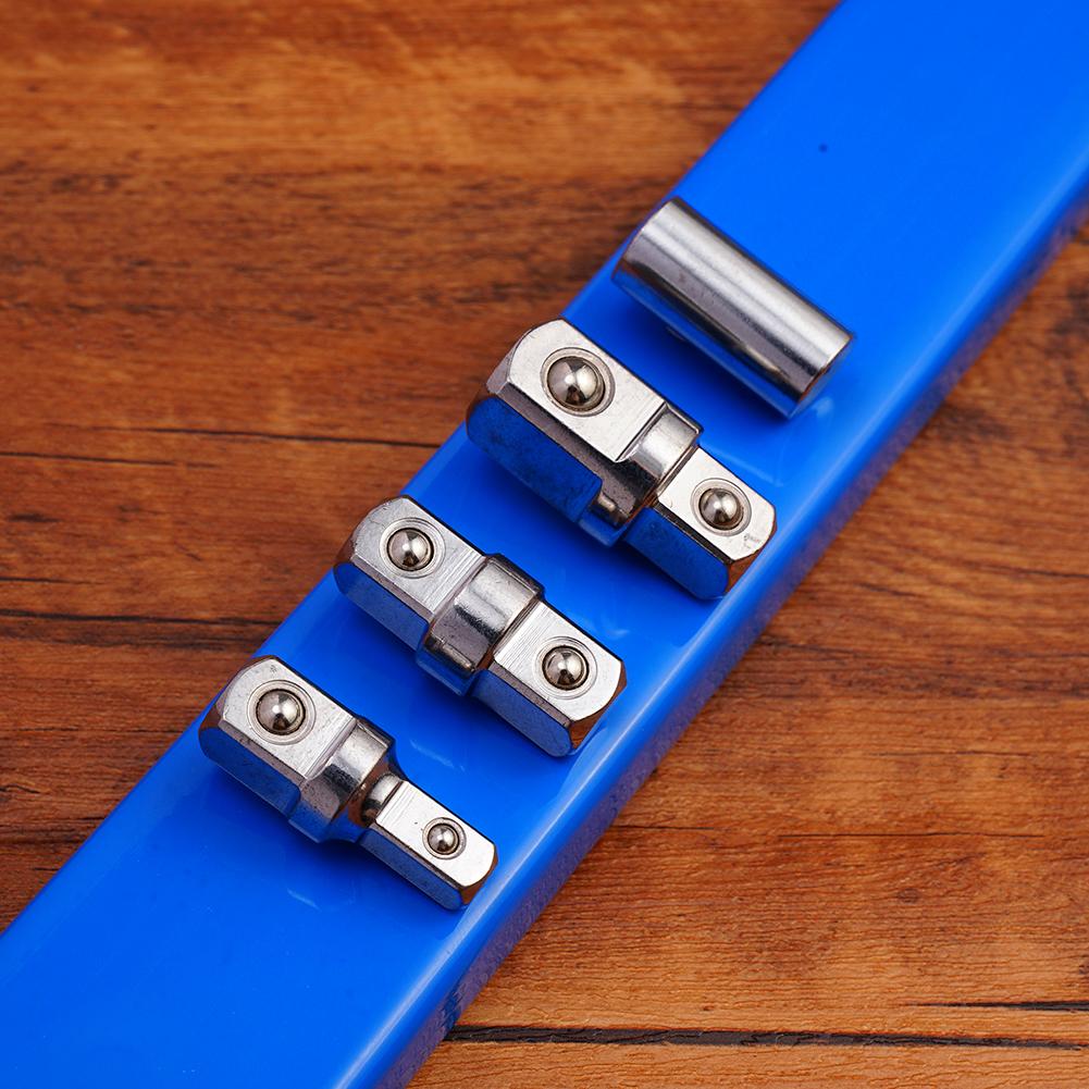 Impact Ready Offset Extension Wrench, Tight Reach Extension Wrench Set, With 1/2", 1/4" And 3/8" Square Drive Adapters