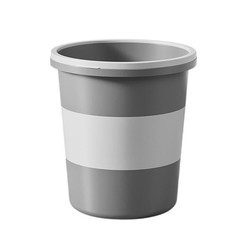 Bathroom Trash Can,Bathroom Garbage Can,Plastic Trash Bin Round Waste Basket for Bathroom,Bedroom,Office,Kitchen,Room