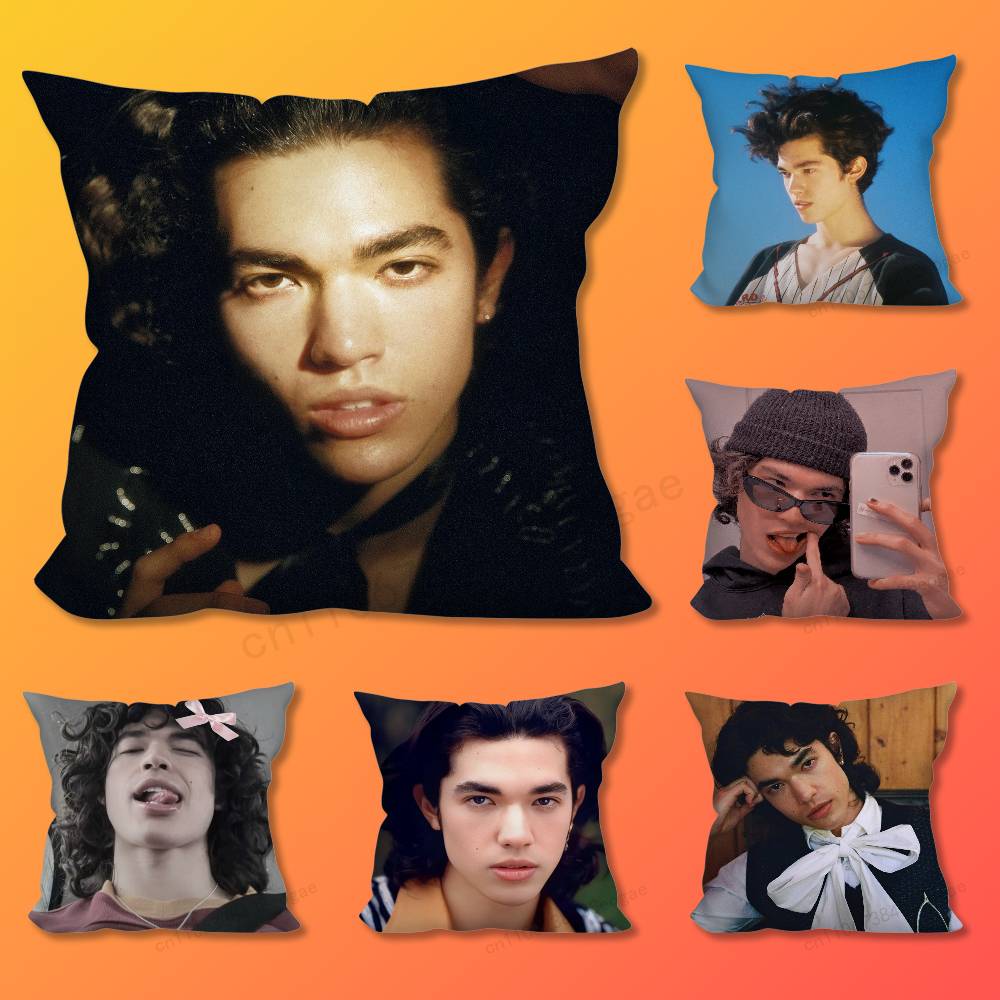 Handsome C-Conan G-Gray Pillow Case For Room Sofa Cushion Cover Suitable For Home Bedroom Decoration And Protector