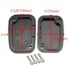 Pair Motorcycle CNC Front Brake Master Cylinder Covers Left + Right Black