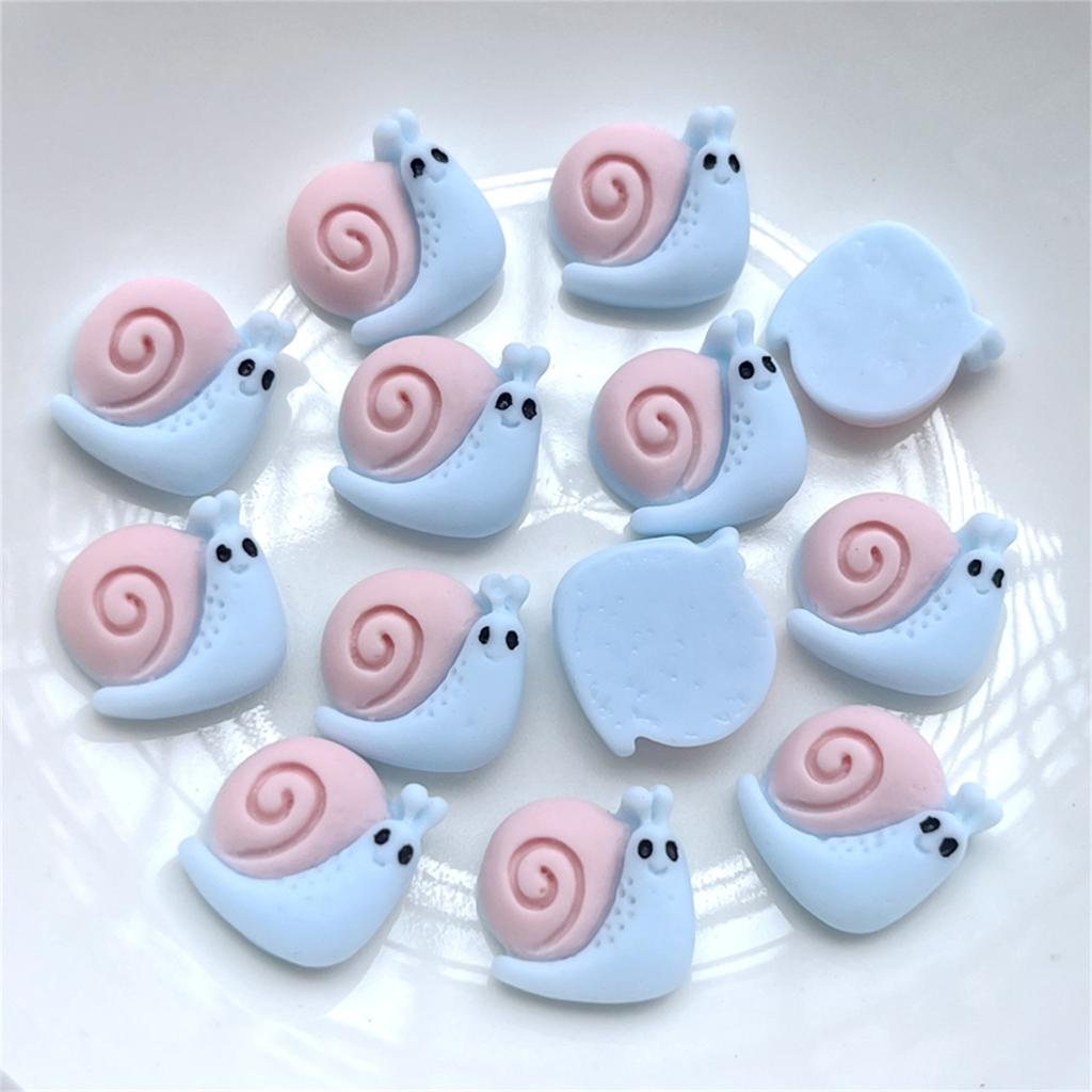 25 New Cute  Resin Mushrooms, Birds, Snails, Rabbits, Flat Back Mobile Phone Decoration Components,hair Hoop Accessories Set