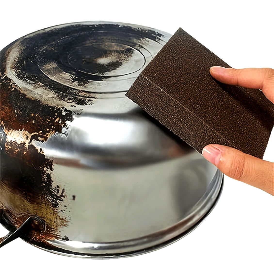

3/9 Pcs Diamond Sponge Cleaning Brush, Pot Bottom Rust Remover, Heavy-Duty Degreasing Dish Scrubber 3pcs