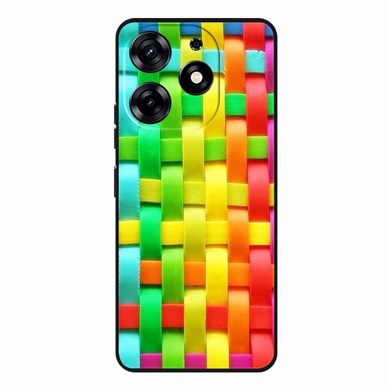 For Tecno Spark 20 Pro Case Wolf Soft Silicone TPU Back Cover Phone Cases For Tecno Spark20 Pro KJ6 Cute Animals Protector Funda