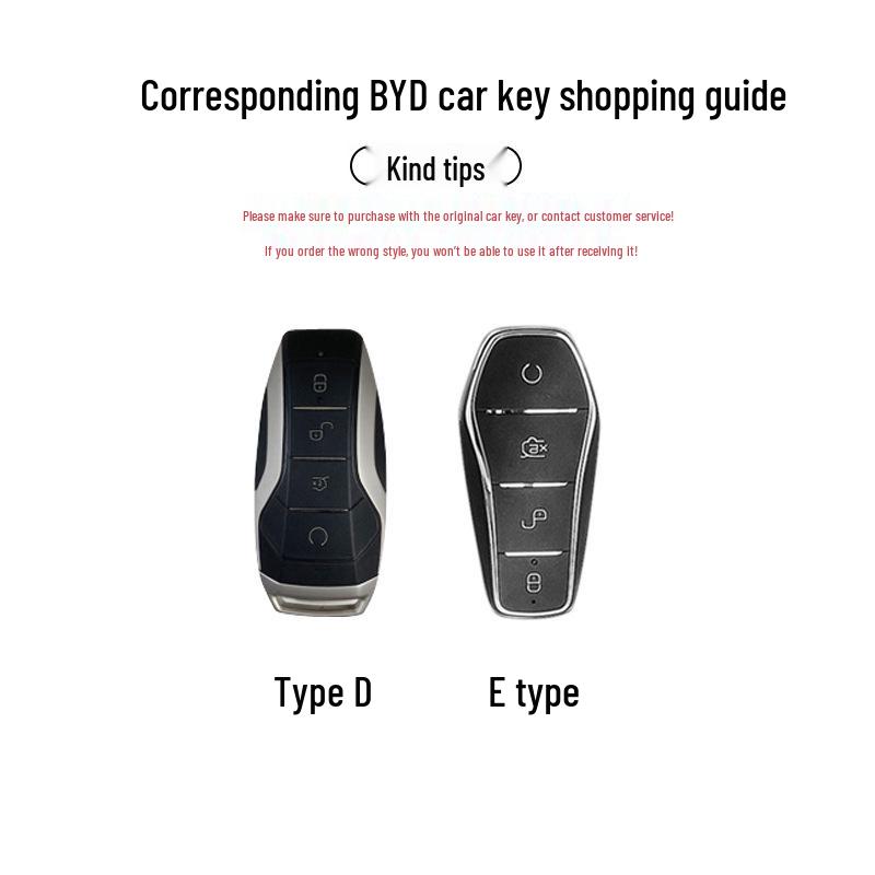 BYD Key Case for Han, Qin Plus DMI, Song Pro, Song L, Tang, Yuan, Destroyer 05, Seagull, Dolphin, Seal 06