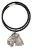 Lakeland Terrier - Halsband med hund, försilvrat hänge för hundälskare, unika smycken från märket