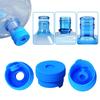 Silicone Water Jug Replacement Cap 55mm Non Spill Bottle Caps for 3-Gallon To 5-Gallon Water Dispensers, Reusable Flexible Covers, Pack of 3