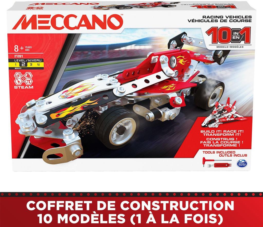 Voiture de Course - BANDAI - Meccano - APM20104 - 10 Modeles